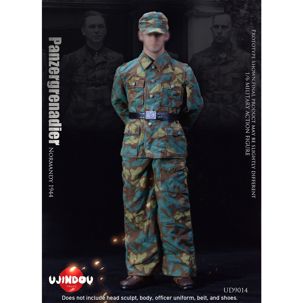 UJINDOU Panzergrenadier Normandy 1944 Italian Camouflage Elevator