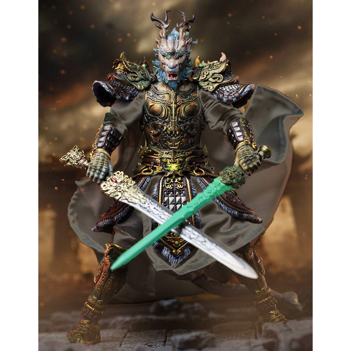 FancyRealm 28 Chinese Zodiac Constellations Kangjing Loong FJ-1B01 1/12 Scale Action Figure