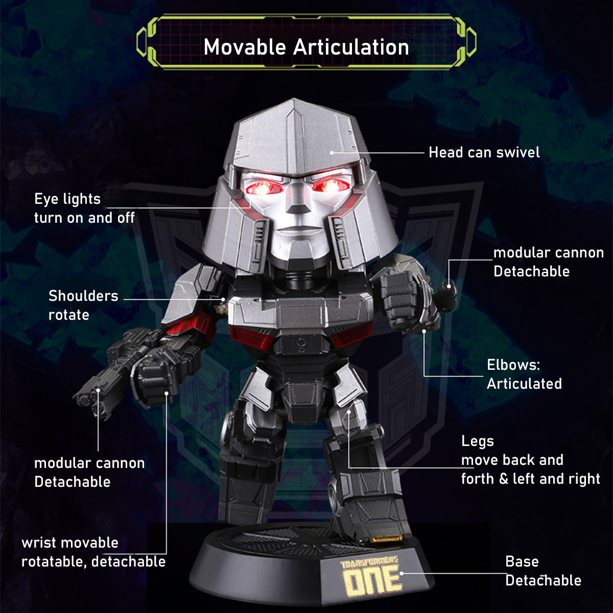 KillerBody Transformers One G1 Series Megatron Action Figure