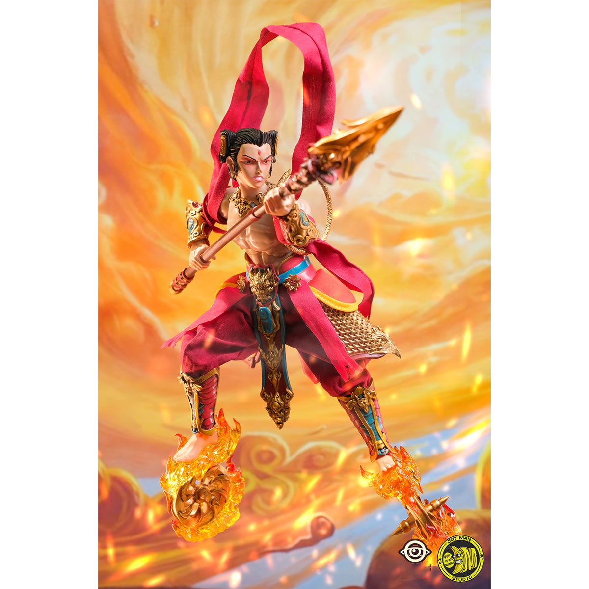JOYMAN 1/12 Three Altars Sea Assembly Great God Nezha Third Prince Action Figures