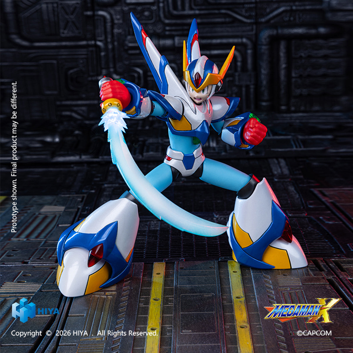 HIYA EXQUISITE BASIC Series Mega Man X Exquisite Basic X (Falcon Armor Ver.) EBM0384 1/6 Scale Action Figure