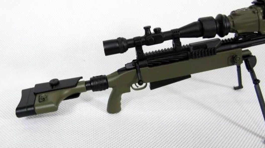 ZYTOYS TAC-50 MK15 Sniper Rifle Weapon Model (Army Green) for 12 Inch 1/6 Scale Action Figures