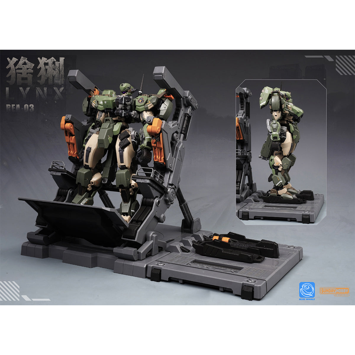 Mingjiang Legend Blue Whale Series REA-03 Lynx 1/100 Scale Assembly Mo