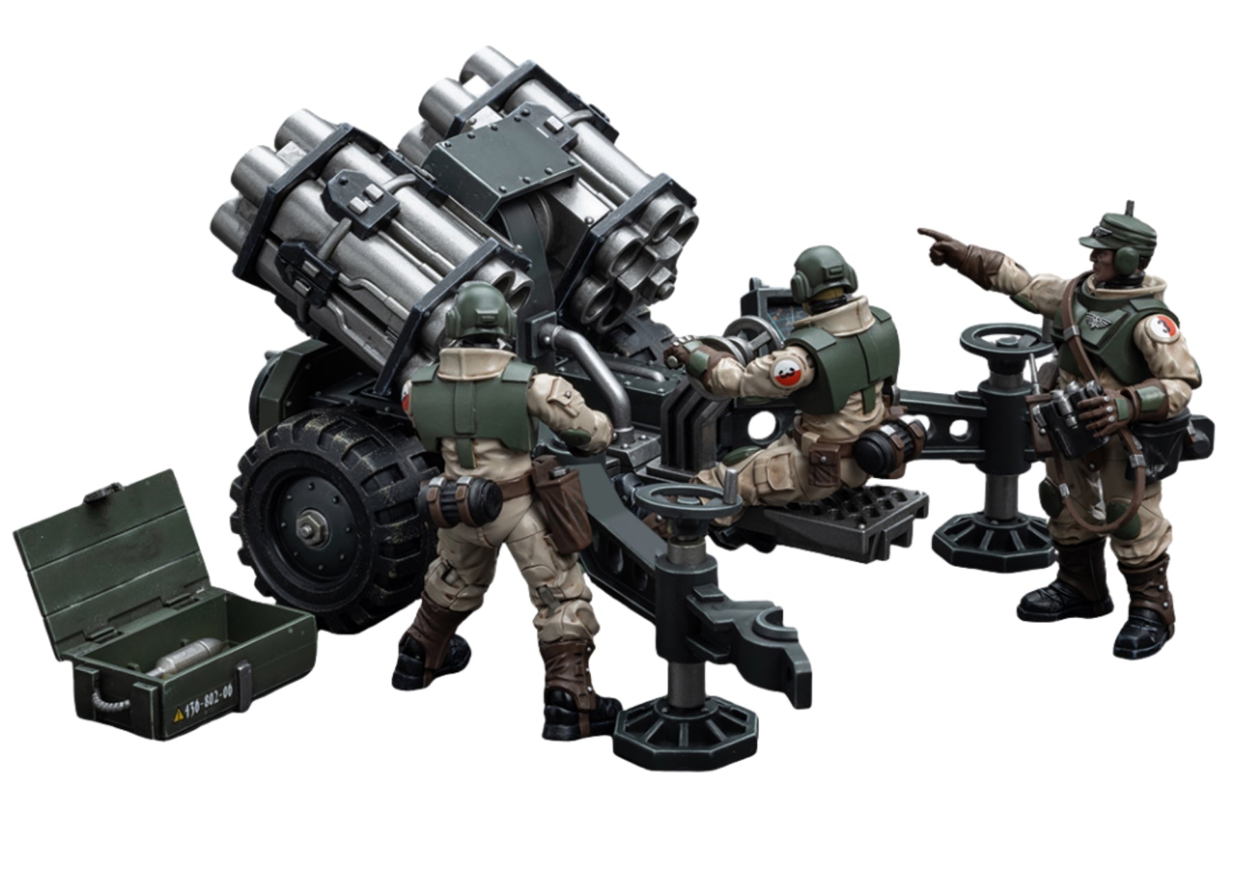 JOYTOY Astra Militarum Ordnance Team with Malleus Rocket Launcher JT8841 1/18 Scale Action Figure
