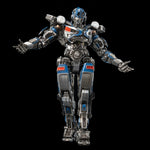 Threezero, Rise of the Beasts DLX Mirage, figurine articulée de 20 cm de haut, ensemble complet