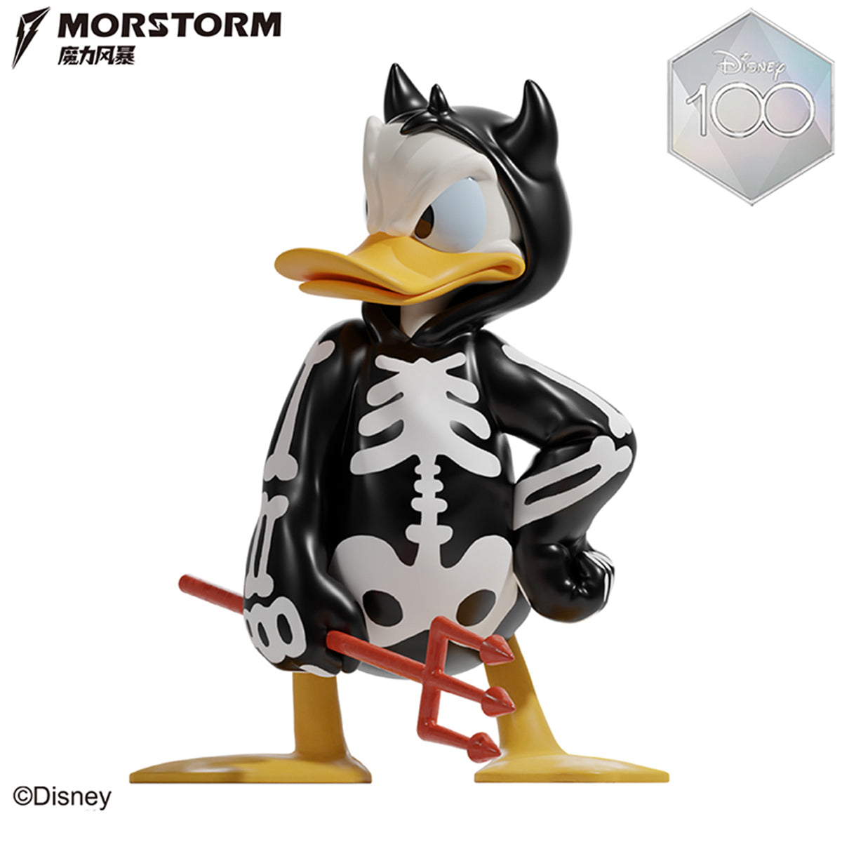 MORSTORM Disney 100th Anniversary Series Devilish Donald Duck Art Statue