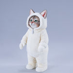 JXK, Fluffy Cat, Static Animal Figurine