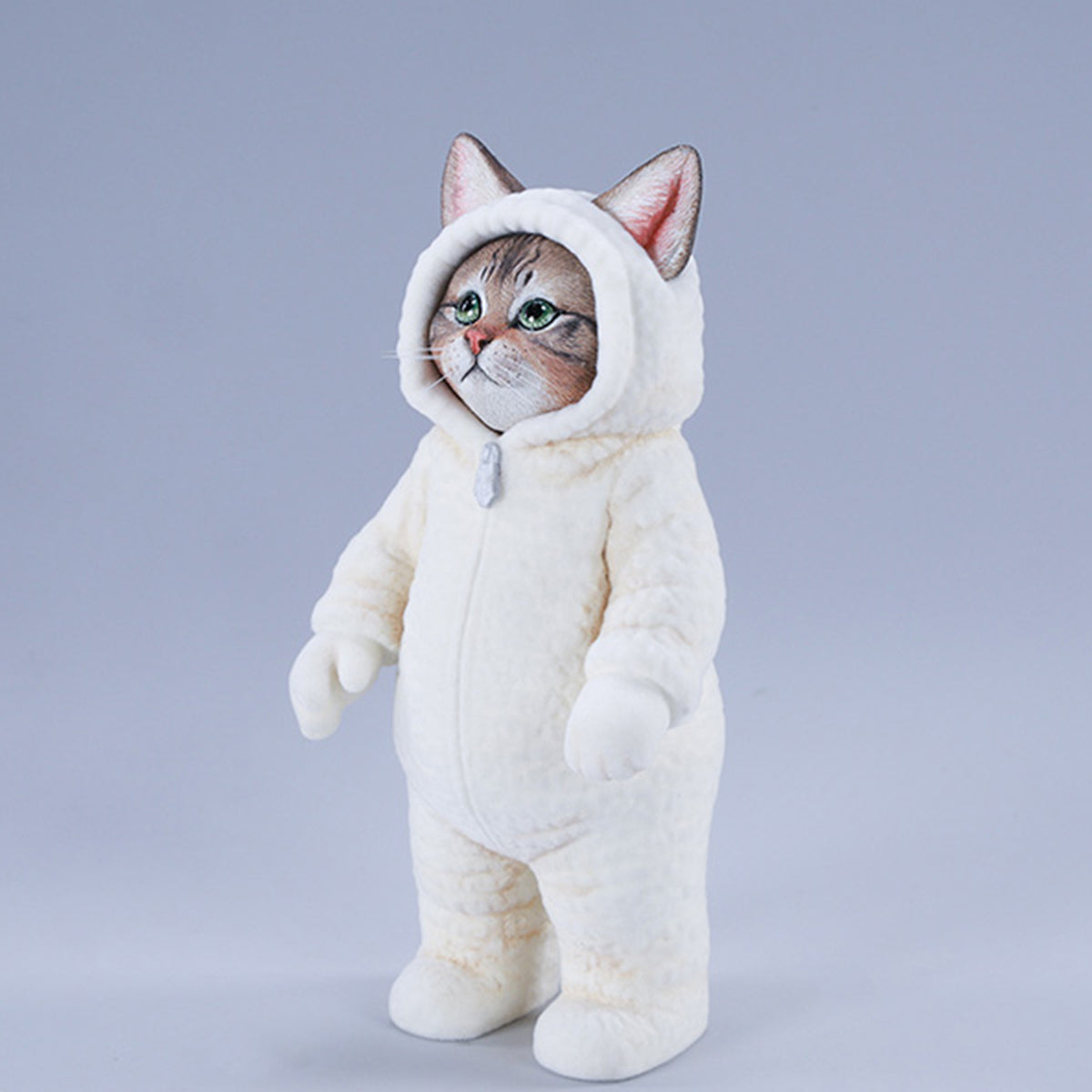 JXK, Fluffy Cat, Static Animal Figurine