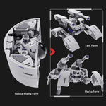 Loong Spirit Hidden Beast Face Zodiac Mecha Rat Instant Noodle Assembly Model Kits