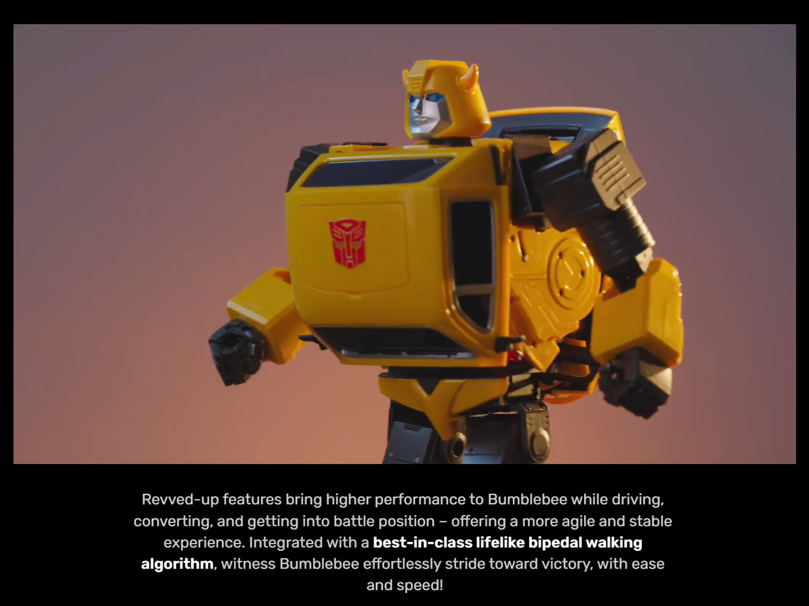 Rbosen G1 Bumblebee Flagship Edition English Version Auto-Transforming