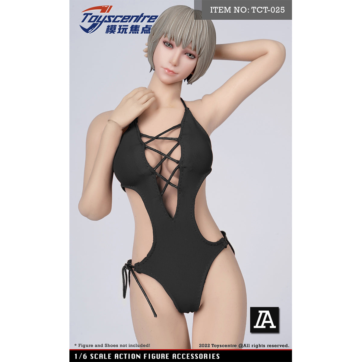 Toyscentre, Female Bodysuit Jumpsuit, Doll Clothes Accessory for 12-inches Action Figurine