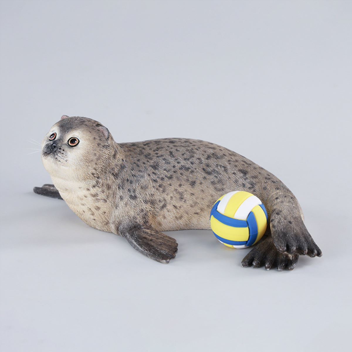 JXK Seal Cat Meow Group Static Animal Figurine