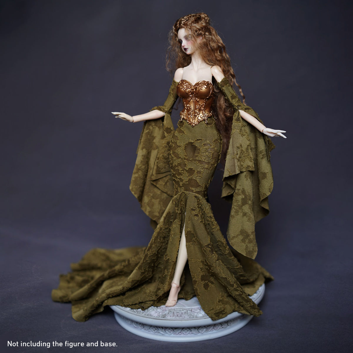 Dimlight Girl Women's Wardrobe Series Vol.3 - Forest Goddess Dress Green For Figures