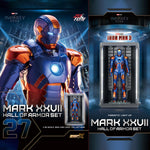 ZD Toys Marvel Avengers Iron Man Mark with Hall of Armor 2.0 Set 1/10 Scale Collectible Action Figure
