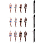 TBLeague Female Seamless Less Muscular Type Medium Bust Headless Detachable Feet 1/6 Scale Action Figure Body
