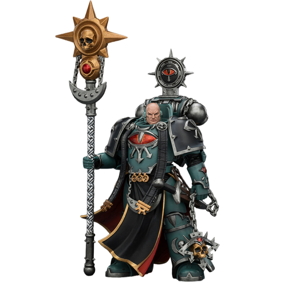 JOYTOY Warhammer The Horus Heresy Sons of Horus Vheren Ashurhaddon Master of the True Sons with the Axe Serpentis & Dark Emissary Consul with Staff of Dark Authority