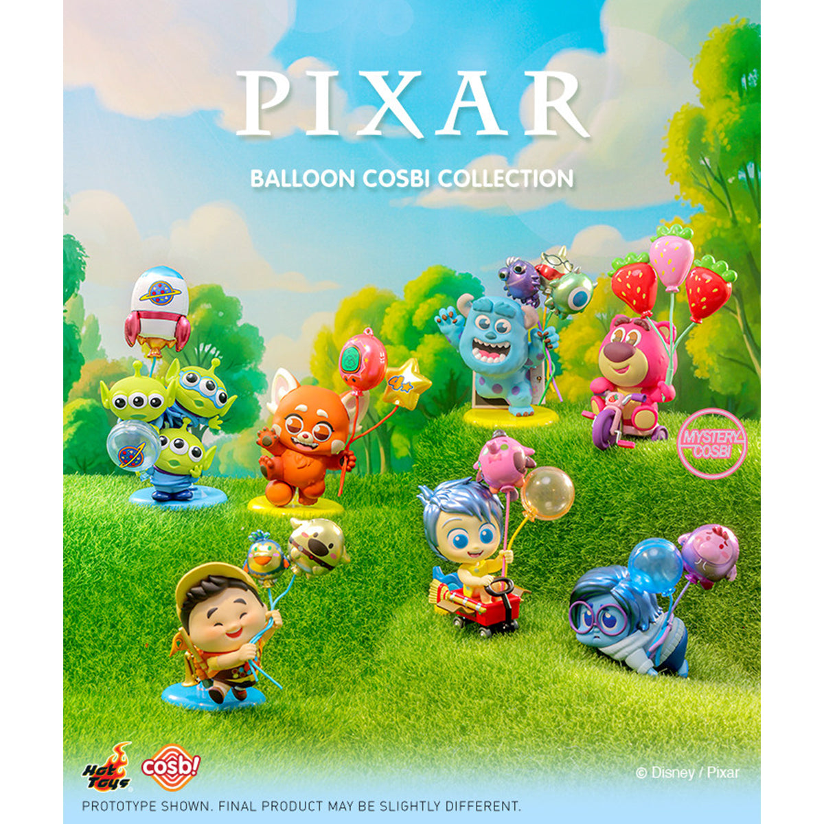 Hot Toys Pixar Balloon Cosbi Collection Mini Figure CBX339 Blind Box