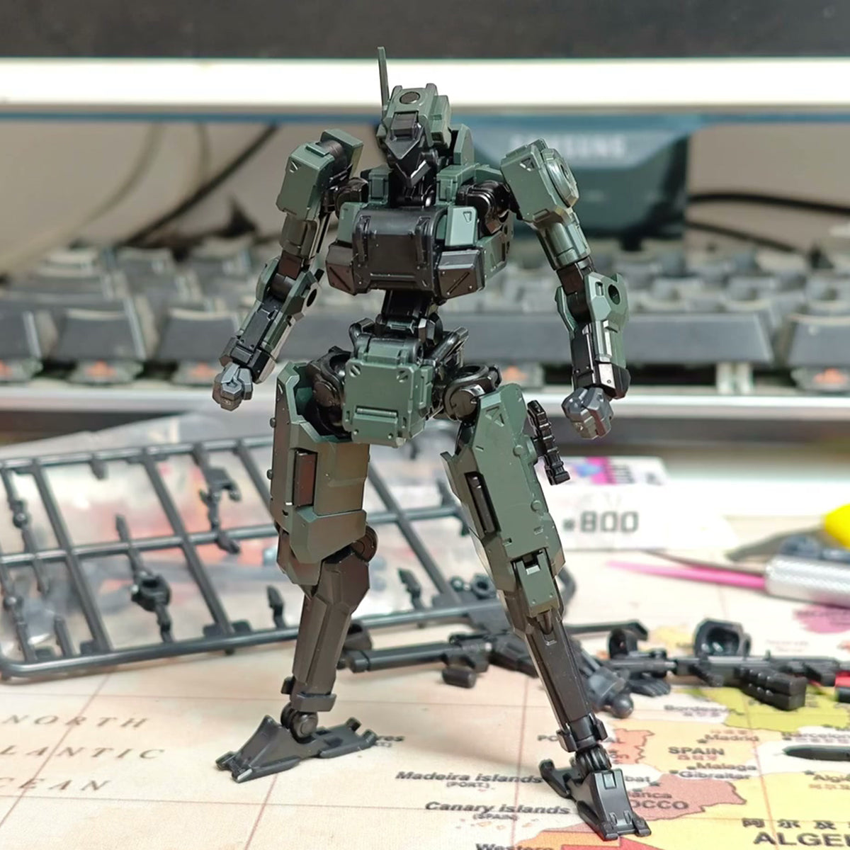 SHIEK MAINLAND Fenrir-A2 3 MIN PROJECT 1/18 Model Kit | 2 Robots per Box