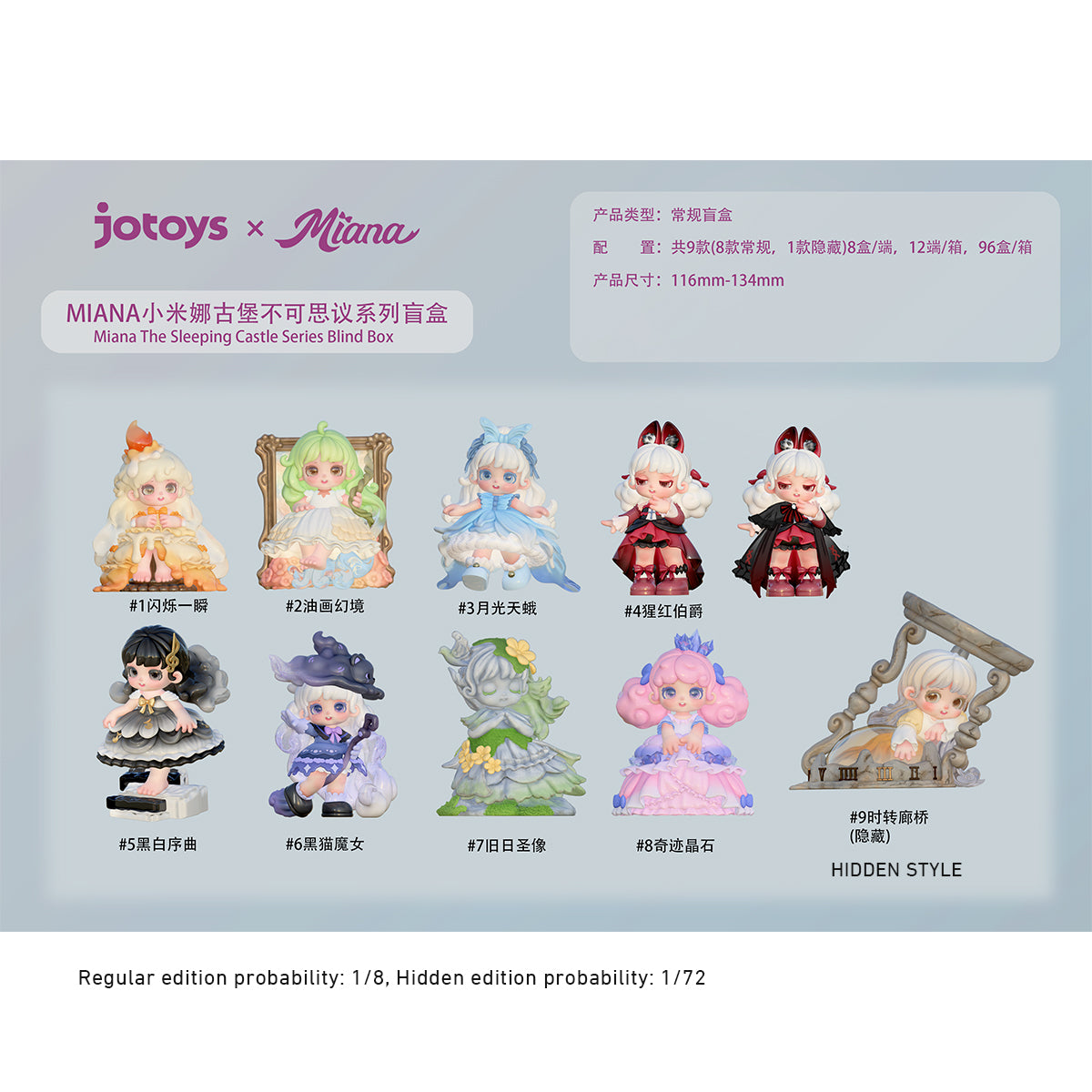 JOTOYS Miana The Sleeping Castle Series Blind Box Figure
