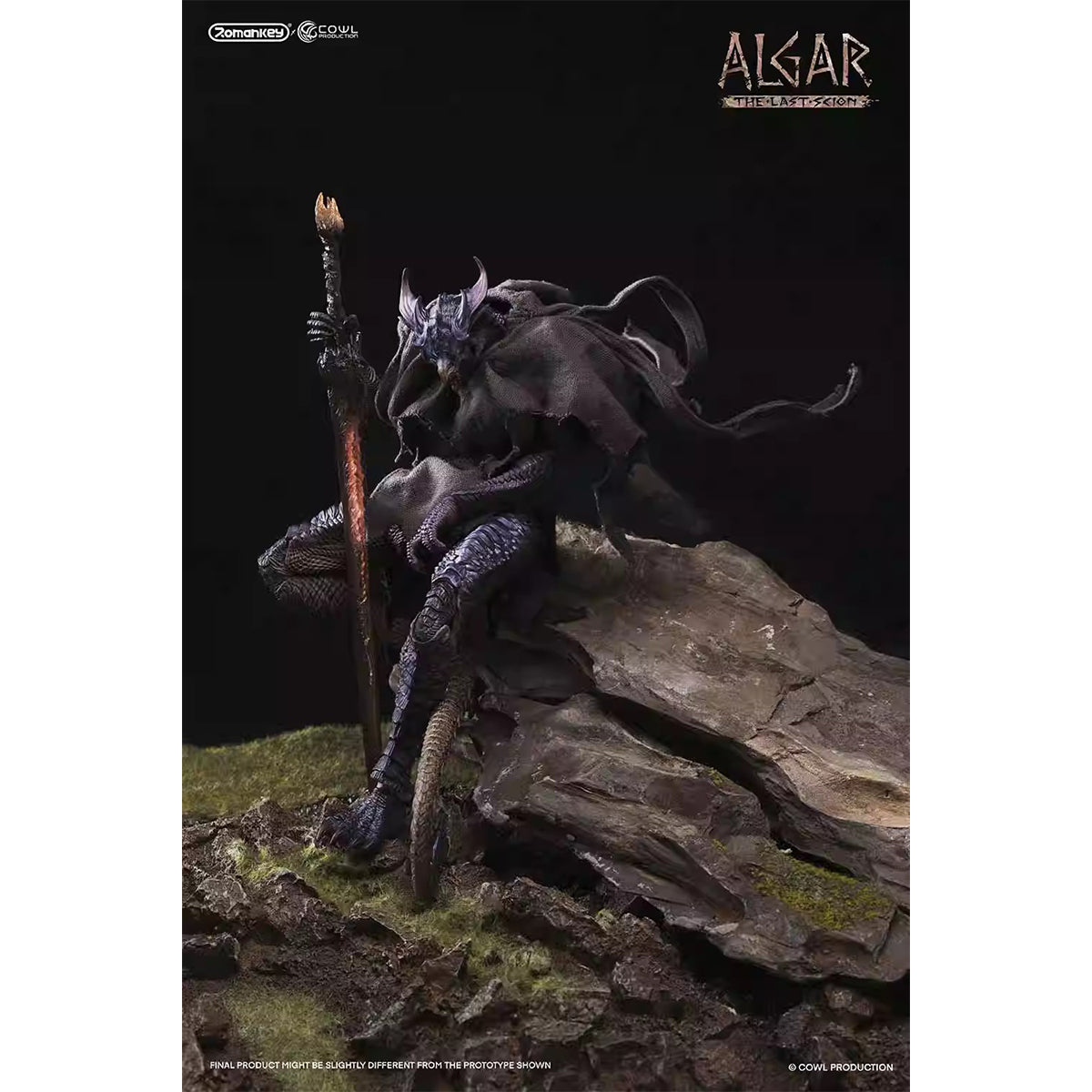 Romankey X COWL The Last Scion Algar The First Receiver Action Figure