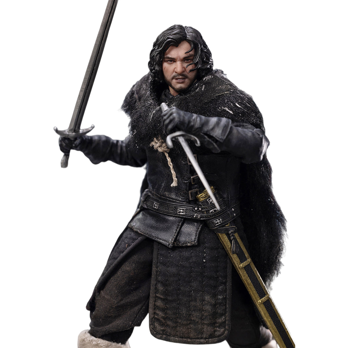 YUANYE CULTURE Game of Thrones Jon Snow & Direwolf & Accessory Pack 1/12 Scale Action Figure
