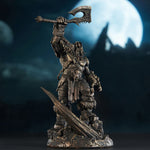 Blizzard Game World of Warcraft: Grommash Hellscream Art Bronze Game Statue
