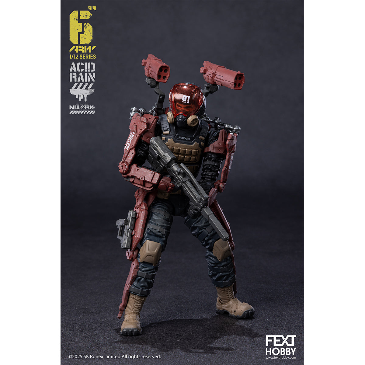 FEXT HOBBY Acid Rain World: Novark FXH-AR-001 THAME/FXH-AR-002 WAR BANNER/FXH-AR-003 SKULLWELDER/FXH-AR-004 PROTEUS 1/12 Scale Action Figure