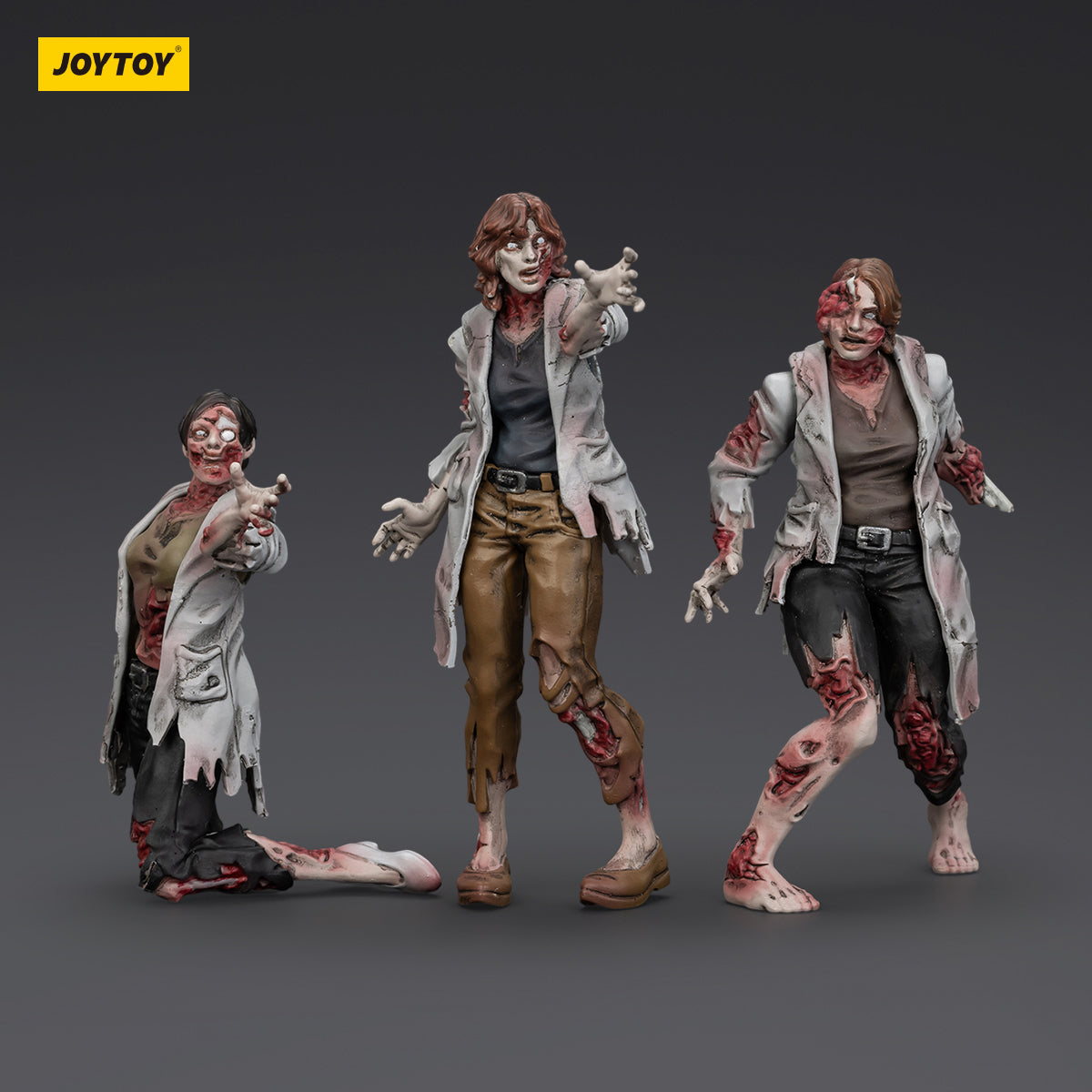 (Only Shipped to the US) JOYTOY 1/25 Dark Source Zombie Figure Scientists (Female) JT01611 Action Figures