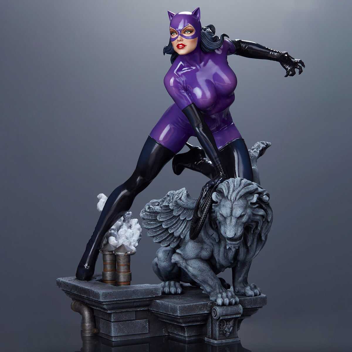 Sideshow Catwoman Purple Edition Art Statue
