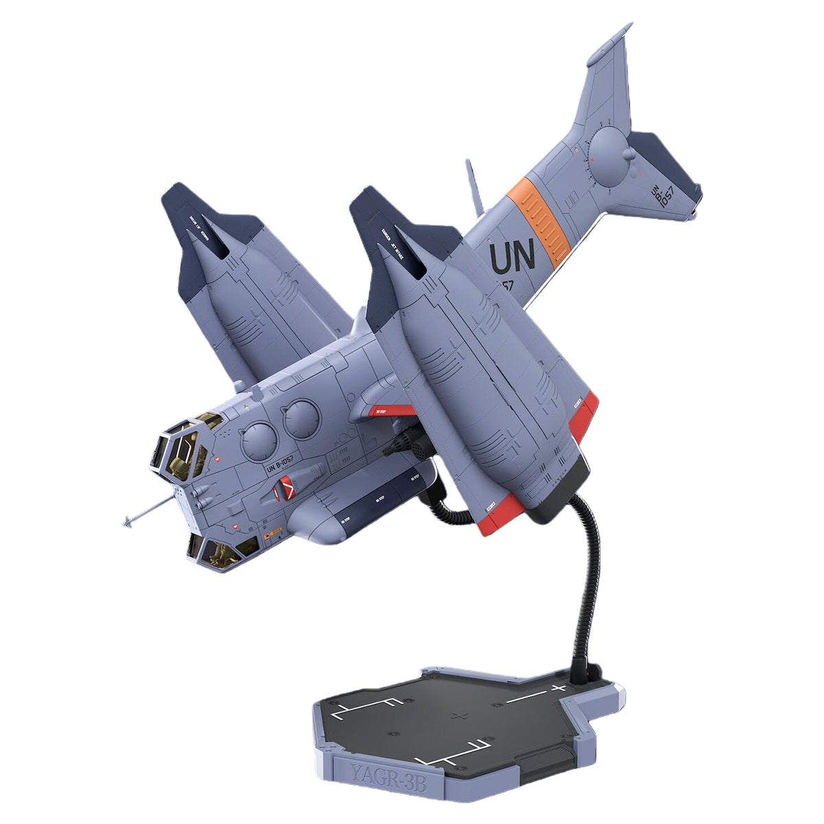 PLANETRING INDUSTRY Neon Evangelion YAGR-3B UNAF Close Air Support VTOL Aircraft 1/72 Scale