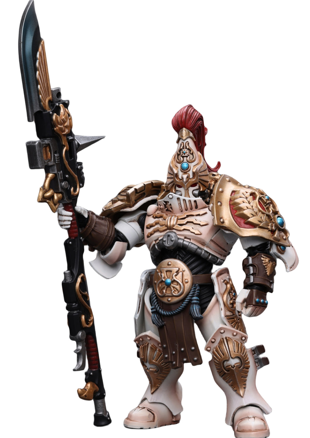 HiPlay JoyToy 40K Collectible Figure: Adeptus Custodes Solar Watch Vexilus Praetor 1:18 Scale Action Figures JT9350