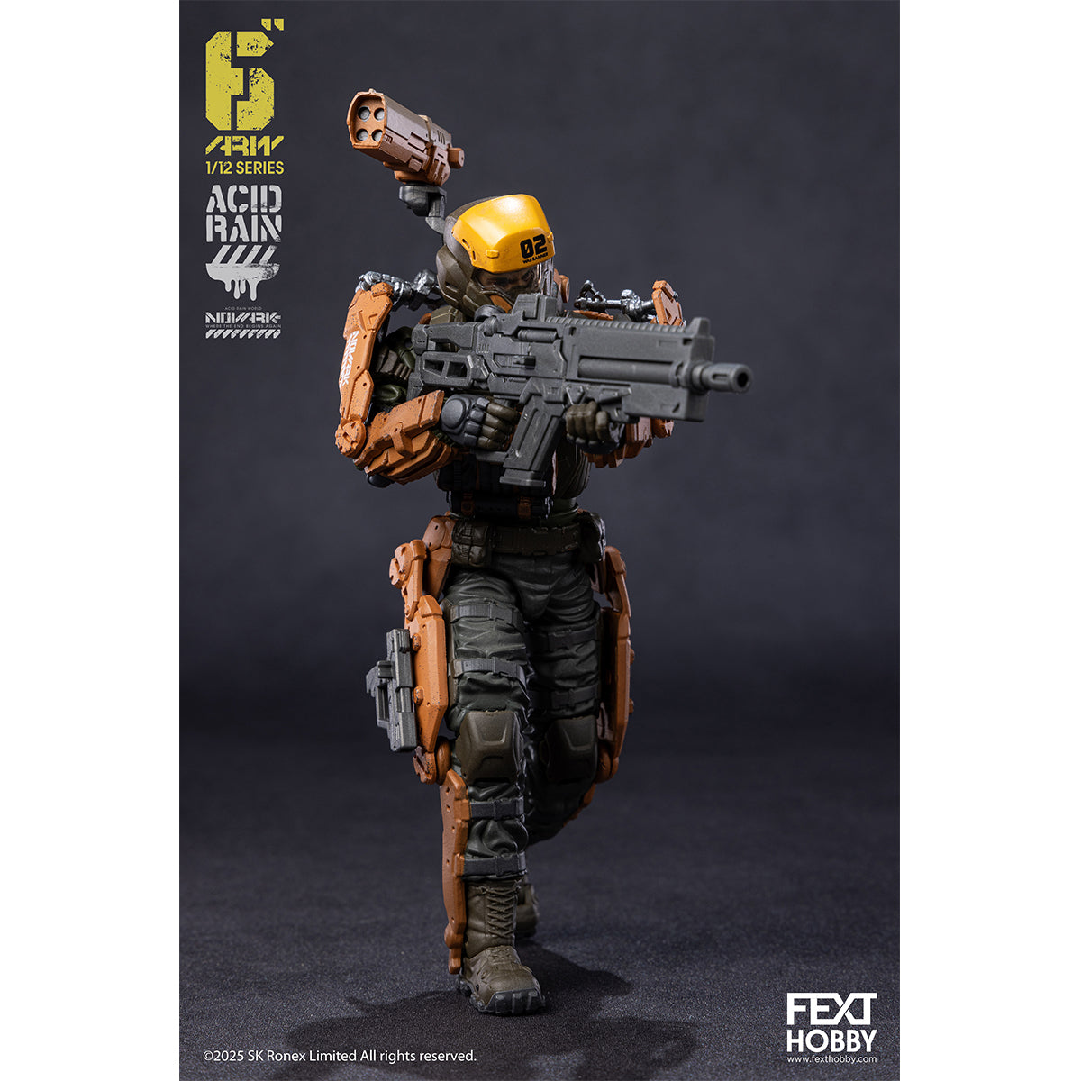 FEXT HOBBY Acid Rain World: Novark FXH-AR-001 THAME/FXH-AR-002 WAR BANNER/FXH-AR-003 SKULLWELDER/FXH-AR-004 PROTEUS 1/12 Scale Action Figure