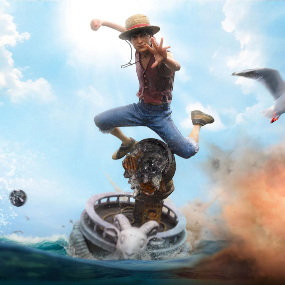 Iron Studios Reality Series Luffy Statue