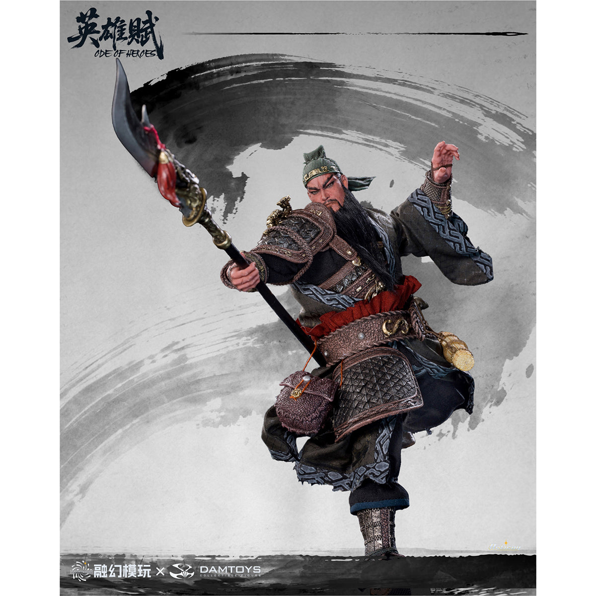 FUSION FANTASY × DAMTOYS Odes of Heroes Zhongyi Wushuang FTOH-03 Guan Yu 1/12 Scale Action Figure