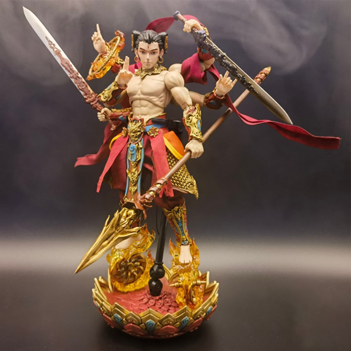 JOYMAN 1/12 Three Altars Sea Assembly Great God Nezha Third Prince Action Figures