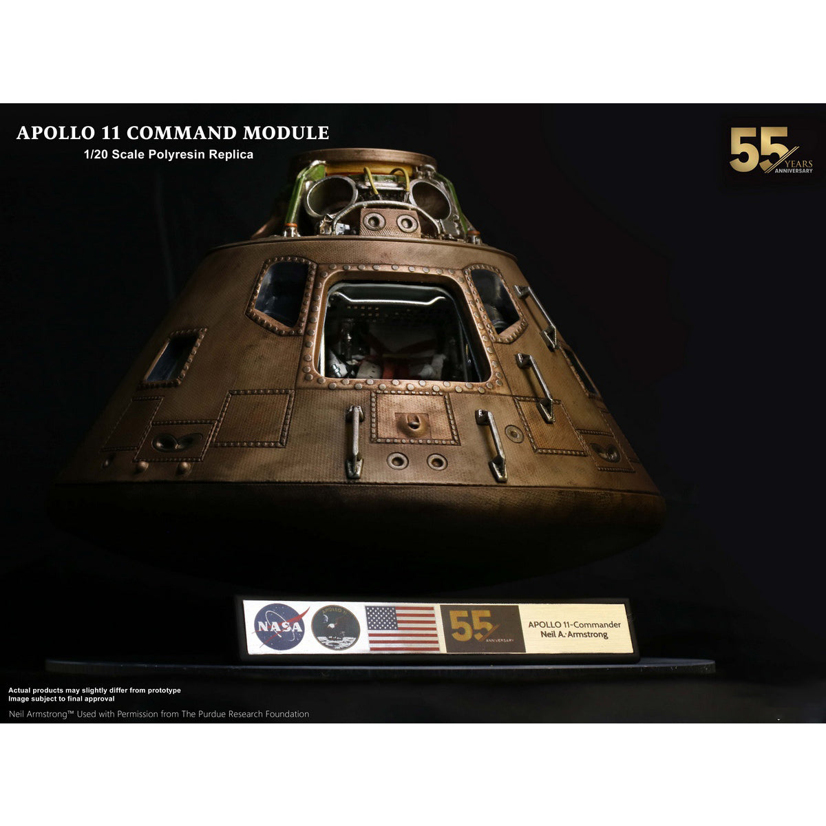 STAR ACE Toys Resin Series Apollo 11 Command Return Capsule Regular Edition Statue
