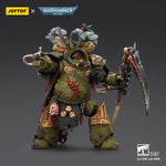 JOYTOY Death Guard Deathshroud Terminator with Manreaper and Plaguespurter Gauntlet & Champion with Manreaper and Plaguespurter Gauntlets 1/18 Scale Warhammer Action Figure