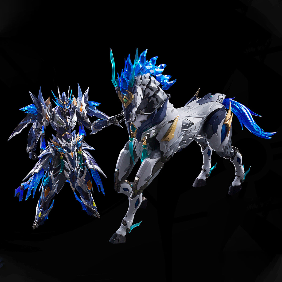 MOTOR NUCLEAR Star of Providence Zhao Yun & Jade Orchid White Dragon Horse Alloy Model Kit