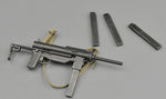 ZYTOYS 1/6 Scale M3 Submachine Gun Grease Gun Model ZY2005 Action Figure Accessory with Silencer and Magazines