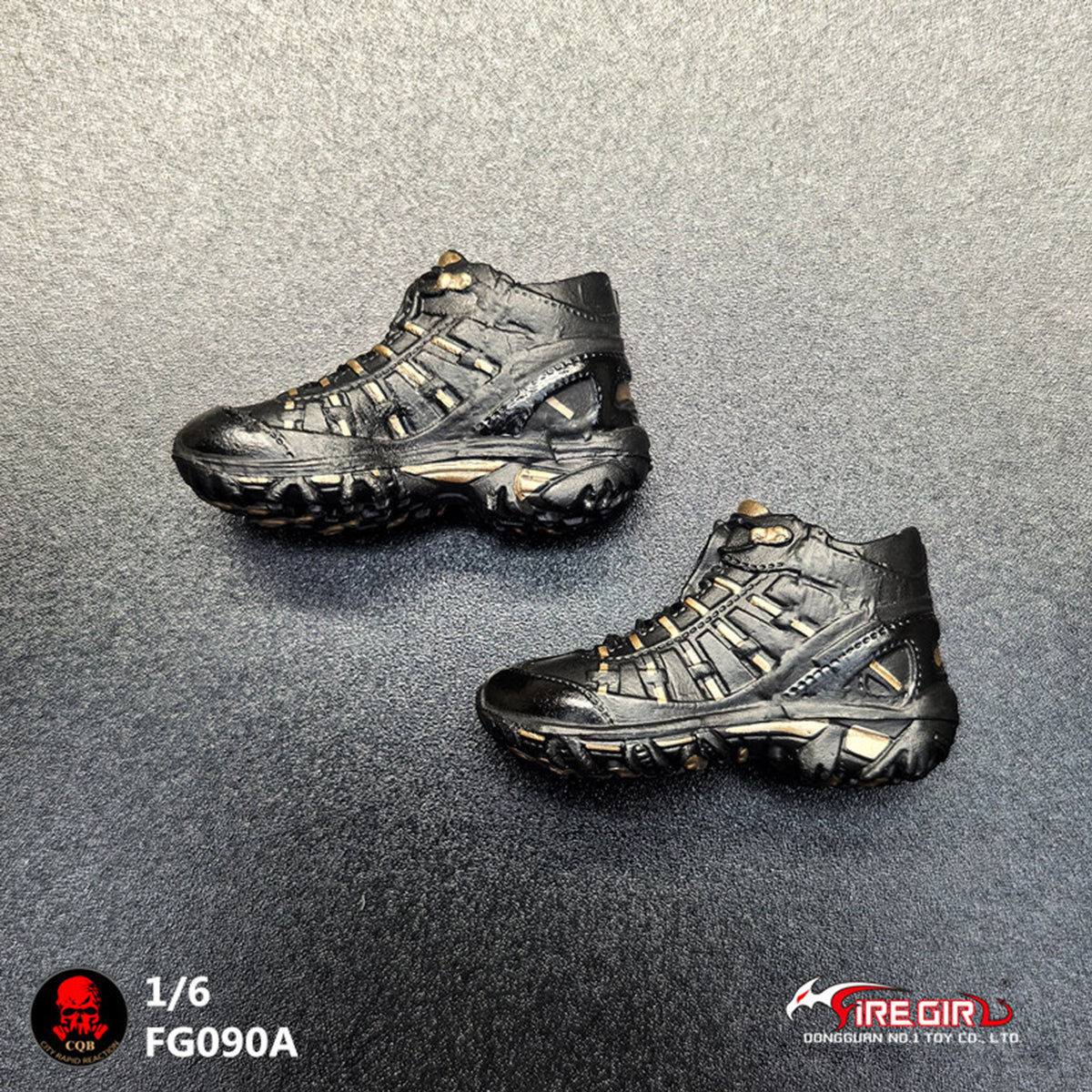 Fire Girl Toys Whole Terriory Special Agent Solid Combat Boots FG090B Doll Accessory 1/6 Scale Fit Action Figure