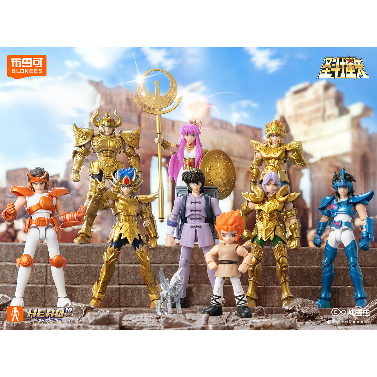 Blokees Saint Seiya Galaxy Version Vol.3 Guardian of Athena Blind Box Figure