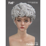 TVH007 Nini Cast Resin Female with Movable Eyes Head Sculpt Long Brown Hair Accessory 1/6 Scale Fit Action Figure