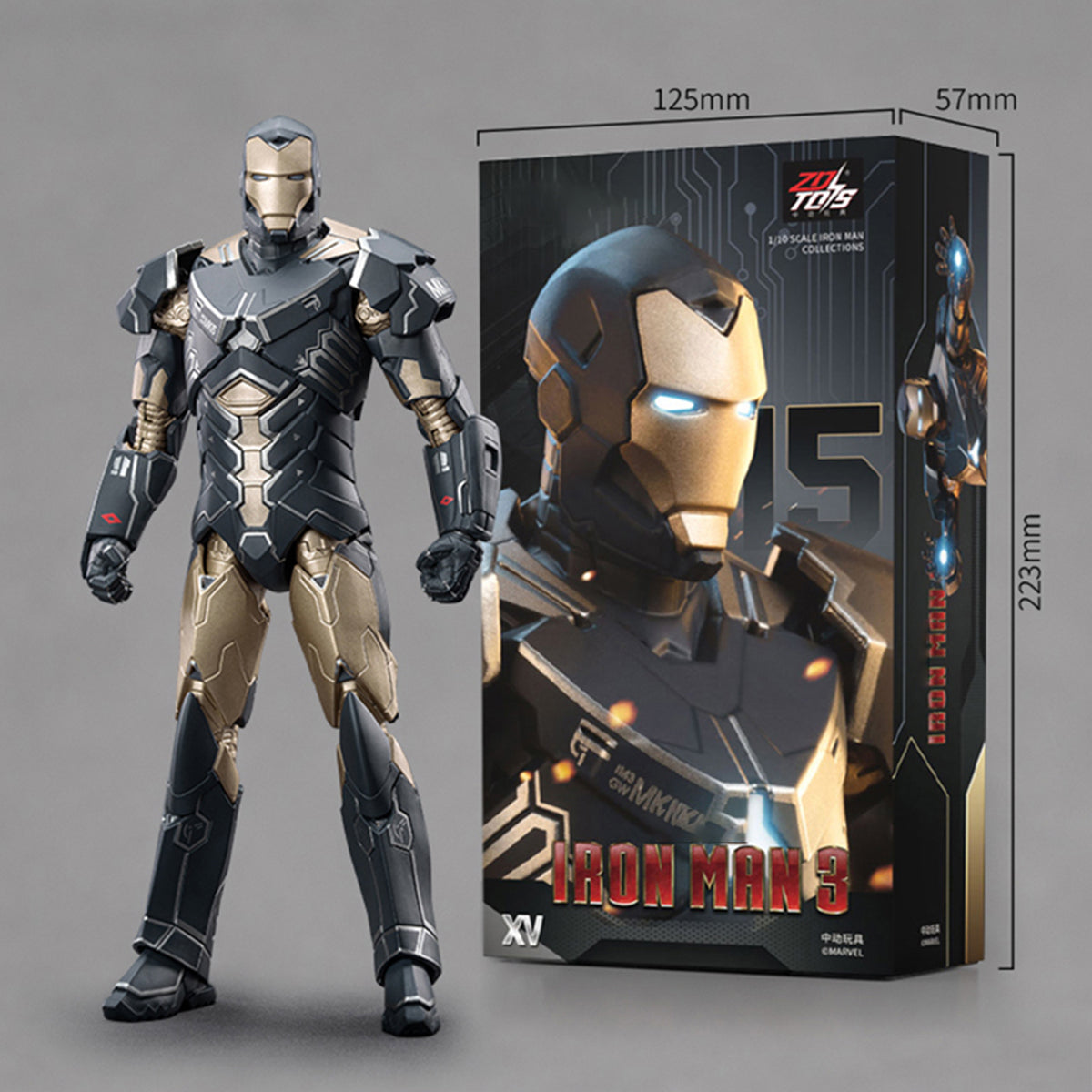 ZD Toys Iron Man MK15 Sneaky (Non-Luminous) Action Figures