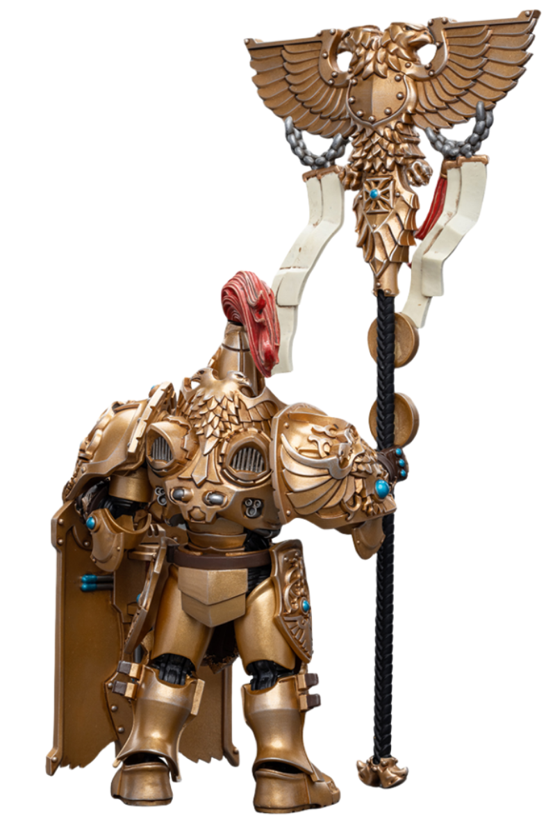 HiPlay JoyToy 40K Collectible Figure: Adeptus Custodes Vexilus Praetor 1:18 Scale Action Figures JT7820 (Vexilus Praetor)