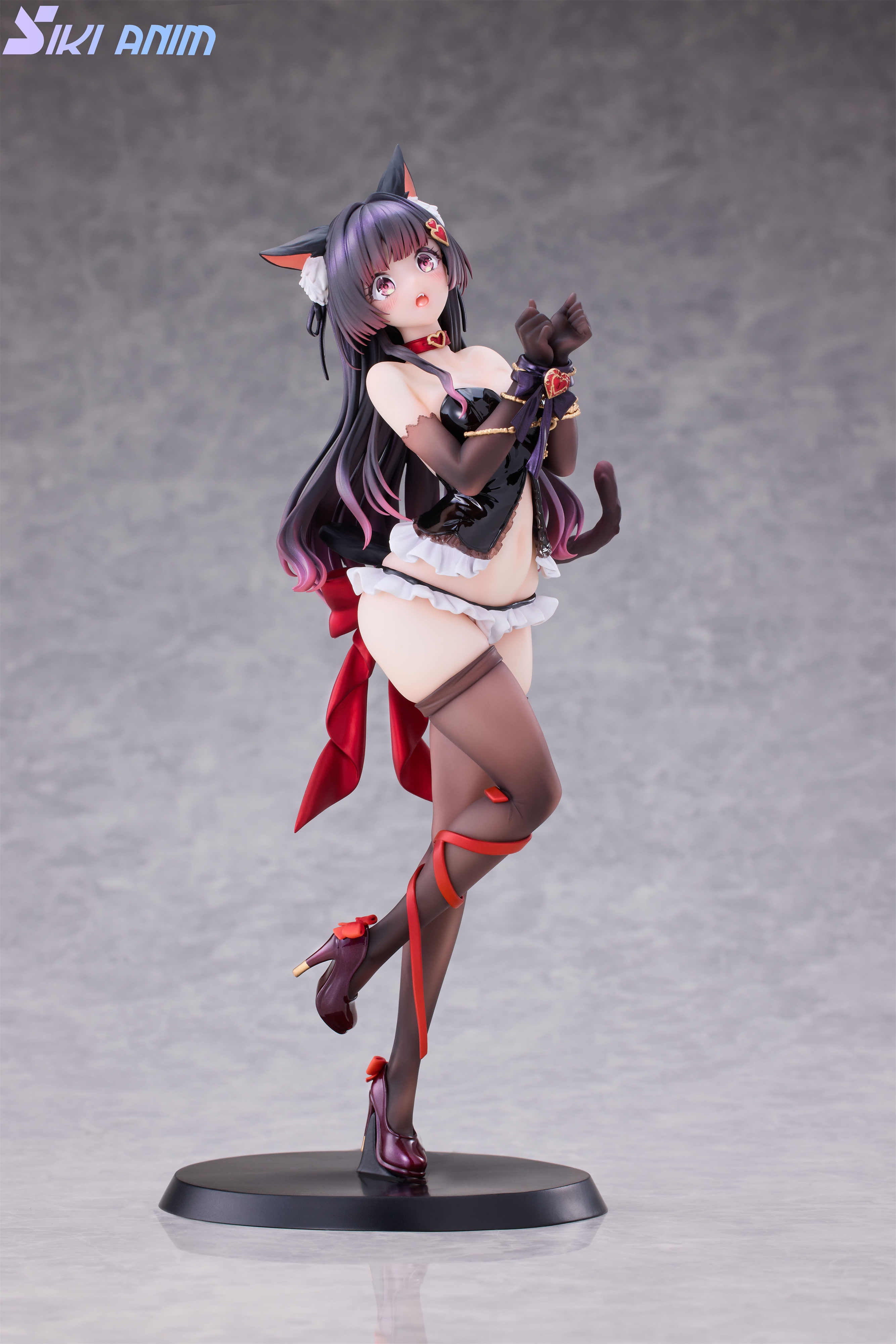 SIKI ANIM Rufna The Restrained Cat Deluxe Edition with Wall Scroll Included Anime Figurine