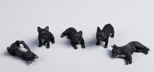 Hand Painted French Bulldog Figurine - Collectible Statue