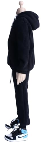 Vêtements de poupée à l'échelle 1/12 : ensemble sweat-shirt à capuche, accessoire de collection