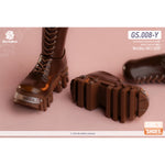 Worldbox Dual‑Wear Bulldozer‑Style Boots GS008 Doll Accessory 1/6 Scale Fit Action Figure