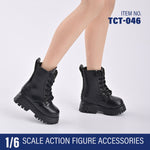 ZYTOYS, High-Heeled Boots Shoes, 1/6 Scale Doll Accessory for 12-inches Figure