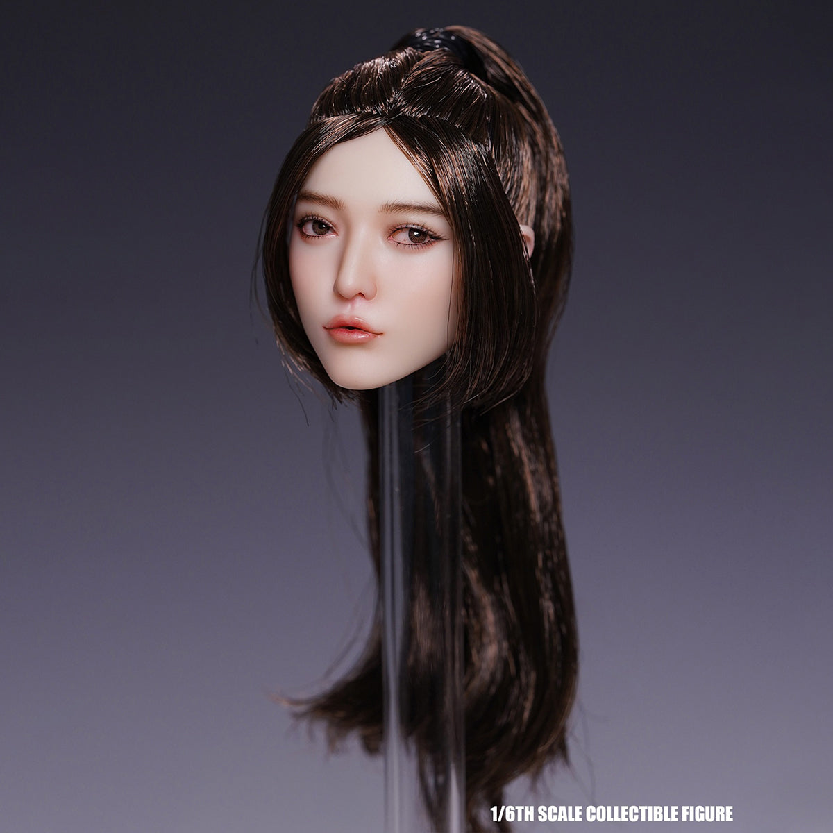 SUPER DUCK Movable Eyes Female Head Sculpt For Action Figures